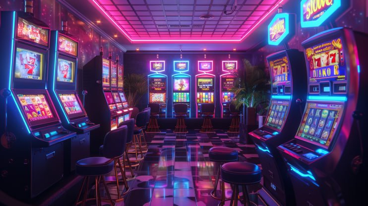 Slot game lobby on jljl2 with multiple themed machines